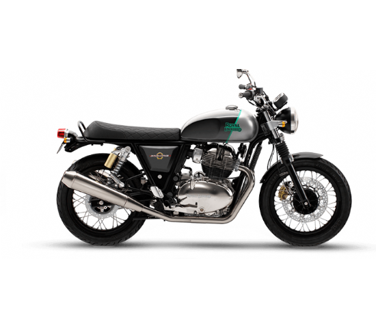 Royal Enfield Interceptor 650 negra gris