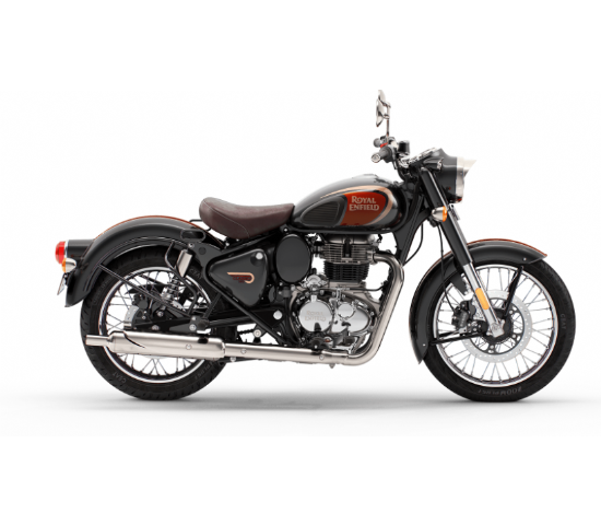 Royal Enfield Classic 350 negra oro
