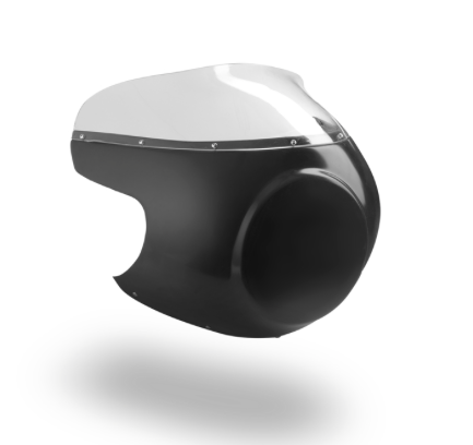 Cpula, semi carenado para faros redondos