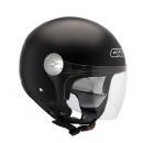 CASCO DEMI-JET H107B.MINI-J.NEGRO MATE