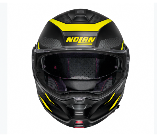 Casco modular nolan lumiere negro fluor