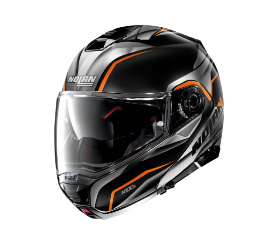 Casco Nolan N 100 5 mate naranja