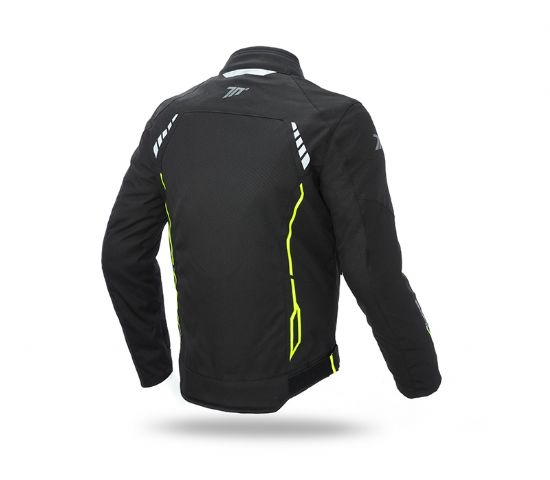 CHAQUETA SD-JR65 INVIERNO RACING HOMBRE NEGRA/AMARILLO FLUOR 2