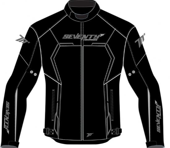 CHAQUETA SD-JR65 INVIERNO RACING HOMBRE NEGRA3