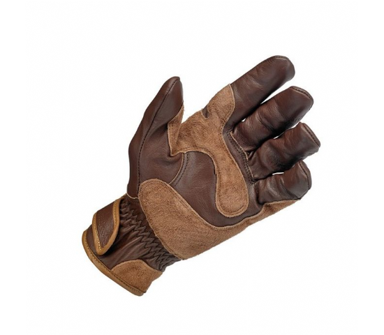 guantes cuero marron