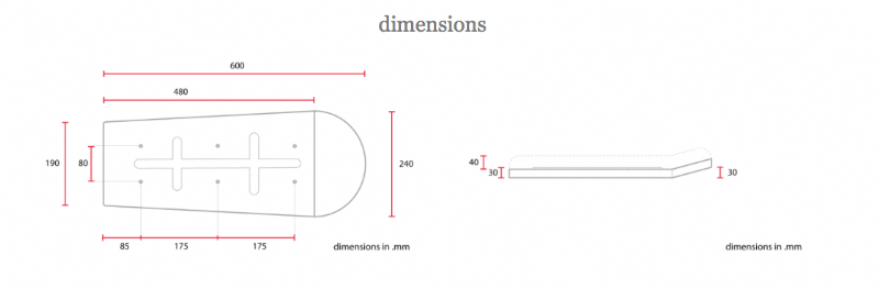 medidas Sillin Vintage para motos Scrambler marrones