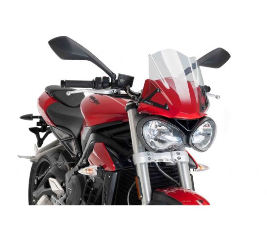 Parabrisas carenabris New Generation Sport de Puig  para Triumph Street Triple S