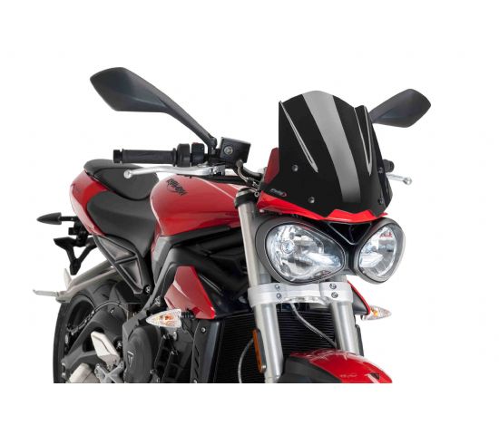 Parabrisas carenabris New Generation Sport de Puig  para Triumph Street Triple S