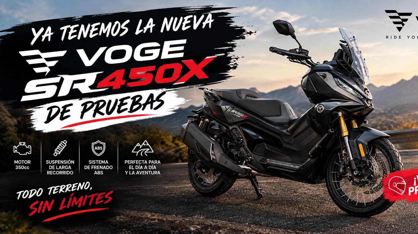 Reserva la Nueva  Voge SR450X aqu� en tu concesionario de Valencia