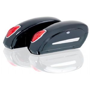 Maletas laterales pequeas para moto custom JUEGO