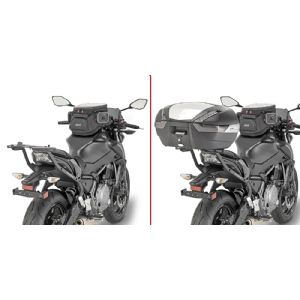 Adaptador posterior especfico para maleta MONOKEY o MONOLOCK Kawasaki Z650 2020