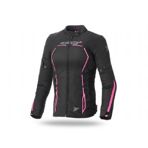 CHAQUETA SD-JR67 INVIERNO RACING MUJER NEGRA/ROSA