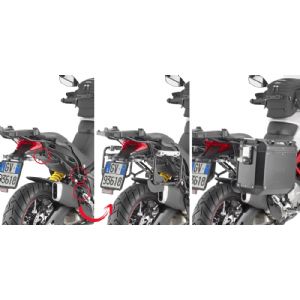 Portamaletas lateral fijacin rpida para maletas Trekker Outback MONOKEY CAM-SIDE DUCATI MULTISTRADA