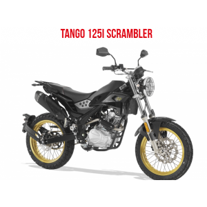 Rieju Tango 125 Scrambler negra