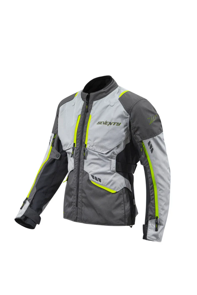 CHAQUETA SD-JT67 TANAMI HOMBRE NEGRO/GRIS/AMARILLO FLUOR