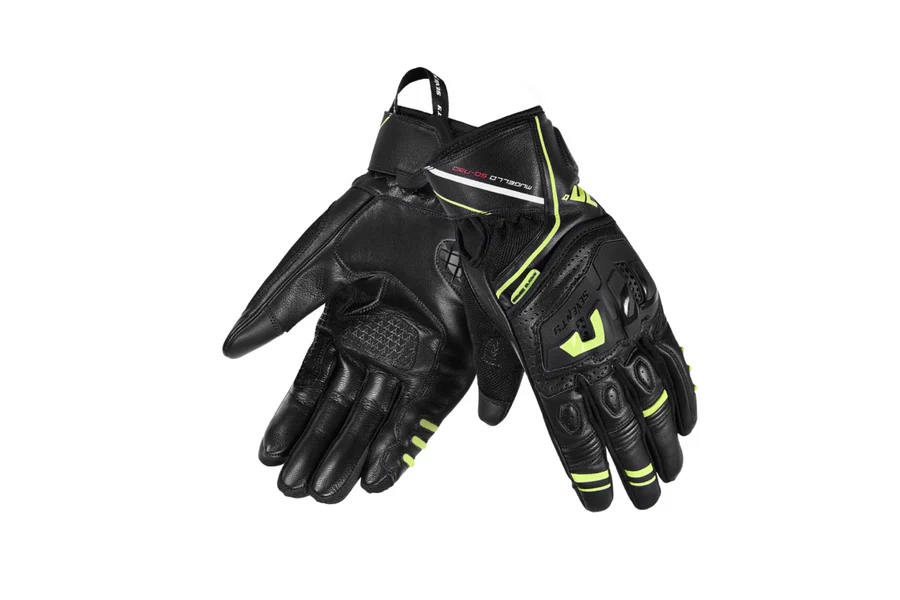 GUANTE SD-N30 MUGELLO HOMBRE NEGRO/AMARILLO FLUOR