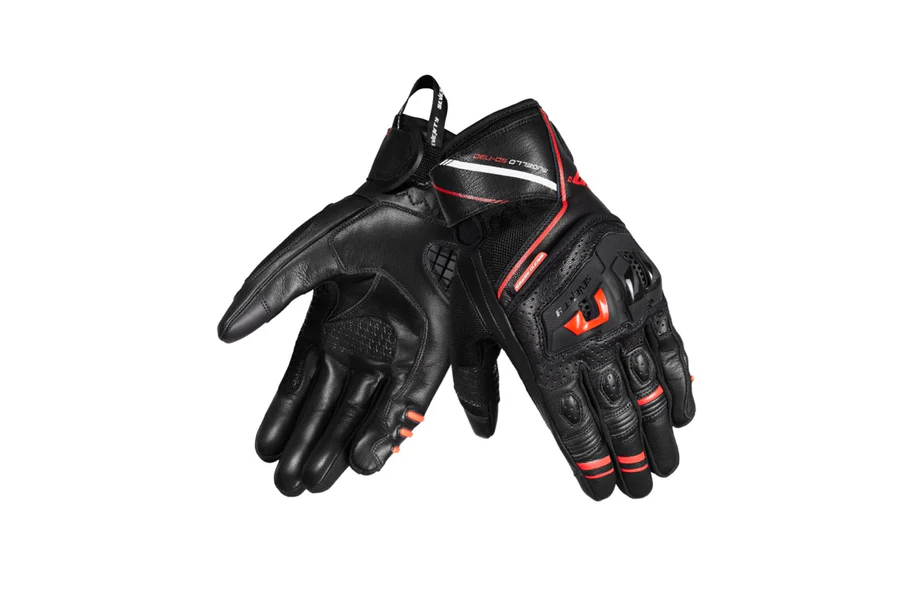GUANTE SD-N30 MUGELLO HOMBRE NEGRO/ROJO