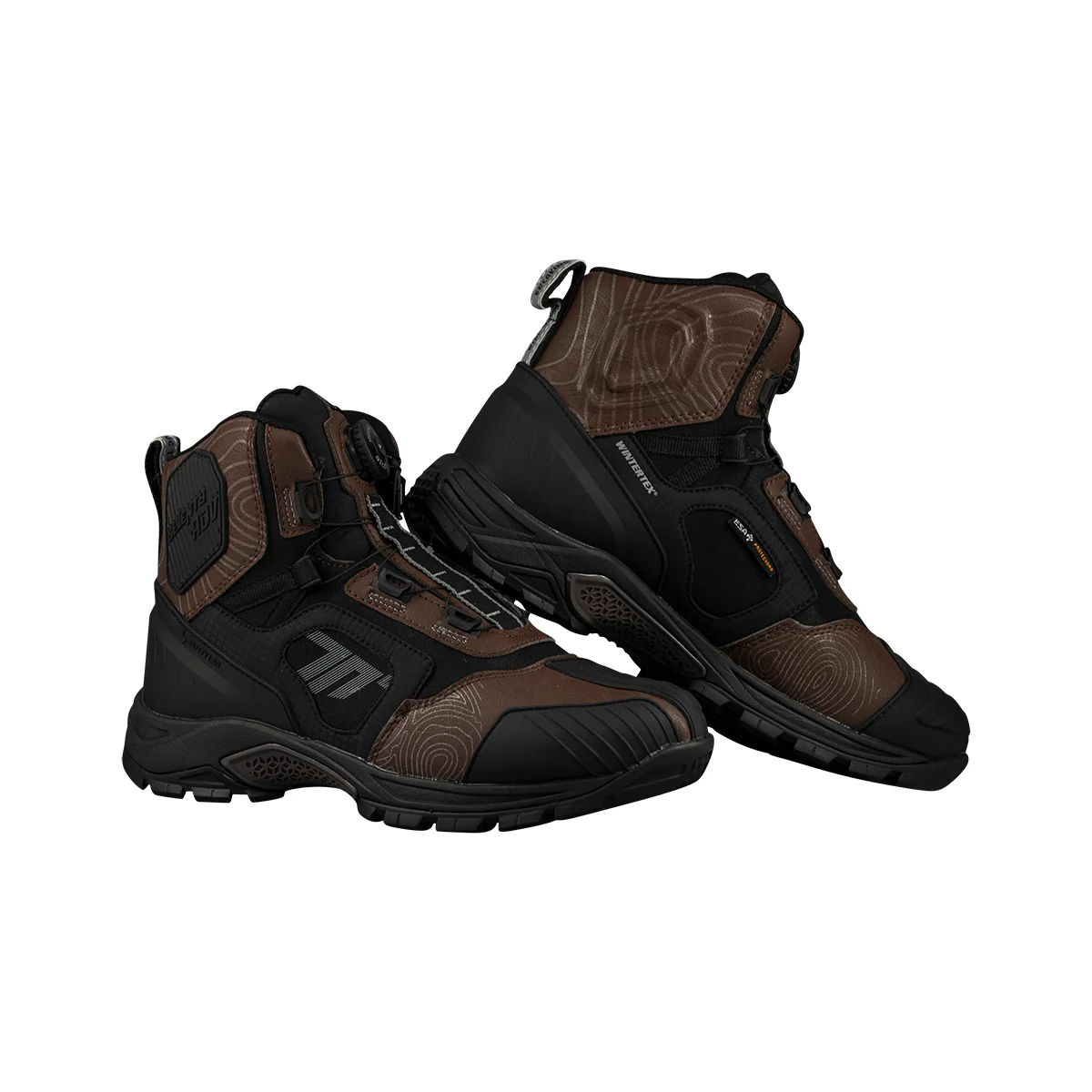 BOTA SD-BA7 STELVIO BAJA NEGRA/MARRON