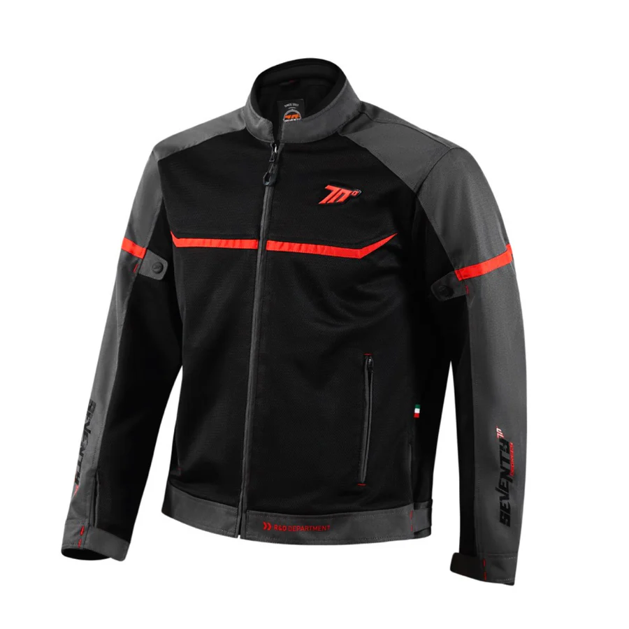 CHAQUETA SD-JR30.1 MOJAVE HOMBRE NEGRO/ROJO