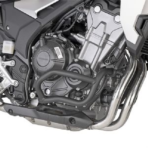 Defensas de motor tubular especifica negras Honda CB500X 2019>